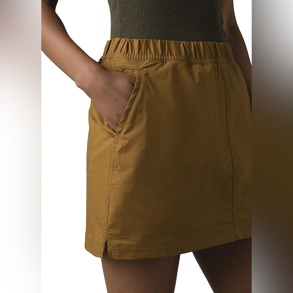 NWT Prana Double Peak Skort Antique Bronze ActiveWear Size 14‎ Minimalist Casual